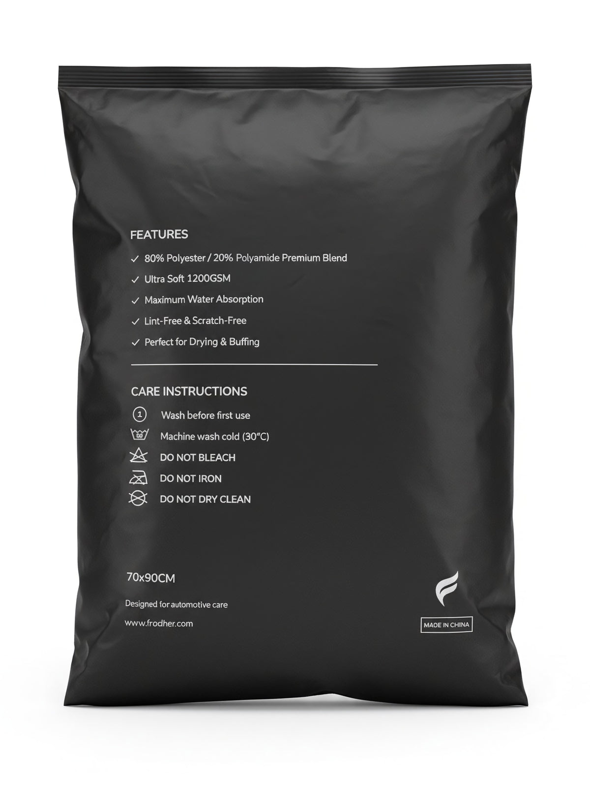 1200 GSM Microfiber Towel – 70 × 90 cm